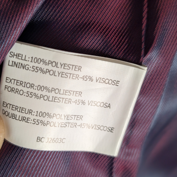 Insight Deep Purple Velvet Women's One Button Blazer Jacket Size 6 - Picture 7 of 7